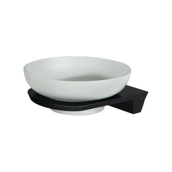 Мыльница WasserKraft Wiese Glan K-5129, цвет чёрный - фото 