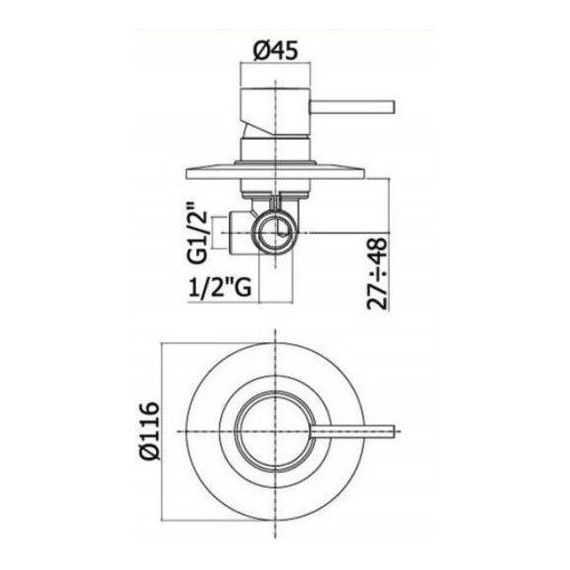 Смеситель для душа Paffoni Light LIG011NO, чёрный матовый - фото 3
