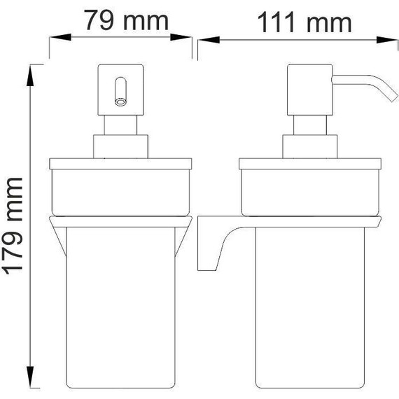 Дозатор для жидкого мыла WasserKraft Aisch K-5999, цвет золото - фото 4