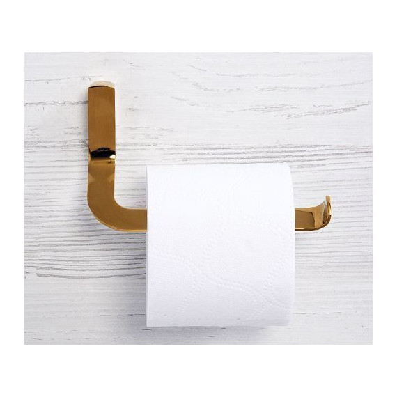 Держатель для туалетной бумаги WasserKraft Sauer K-7996, цвет золото - фото 3