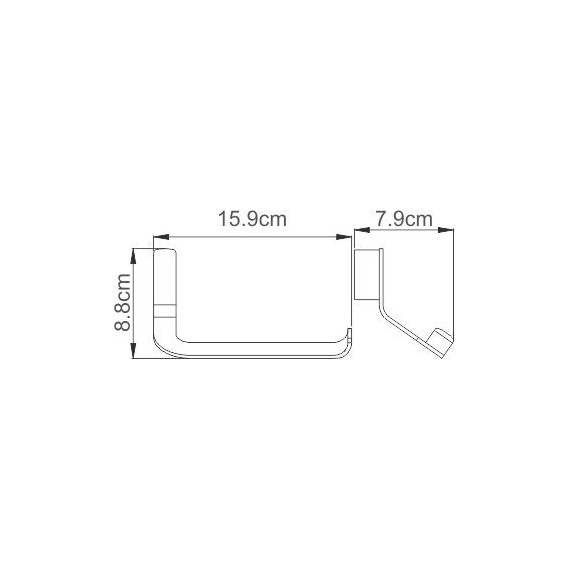Держатель для туалетной бумаги WasserKraft Sauer K-7996, цвет золото - фото 5