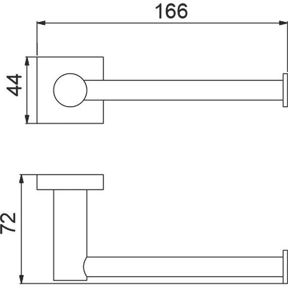 Держатель для туалетной бумаги Timo Selene 12035/03, цвет чёрный - фото 4