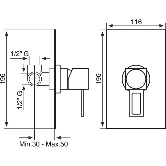 Смеситель для душа Emmevi Siris CR47009LA - фото 2