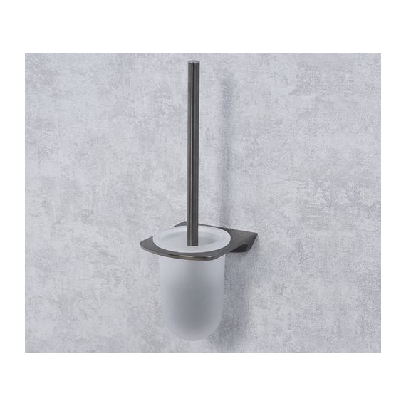 Ёршик для унитаза WasserKraft Wiese K-8927, цвет оружейная сталь - фото 2