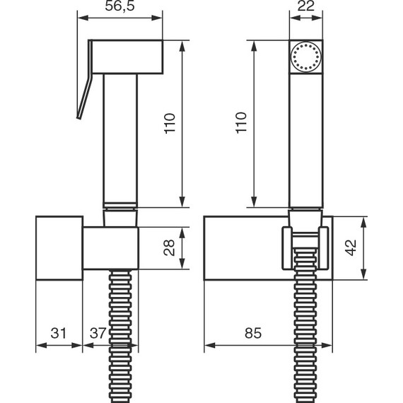 Гигиенический душ Emmevi CR133V - фото 2