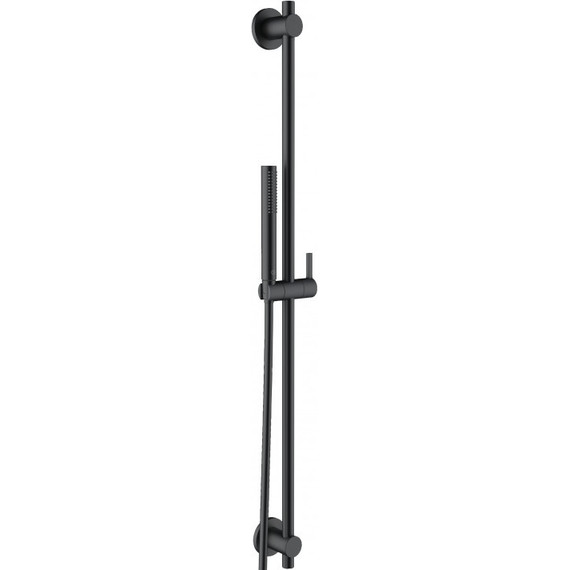 Душевой гарнитур Kludi Nova Fonte Puristic 1S 2084039-15, черный - фото 