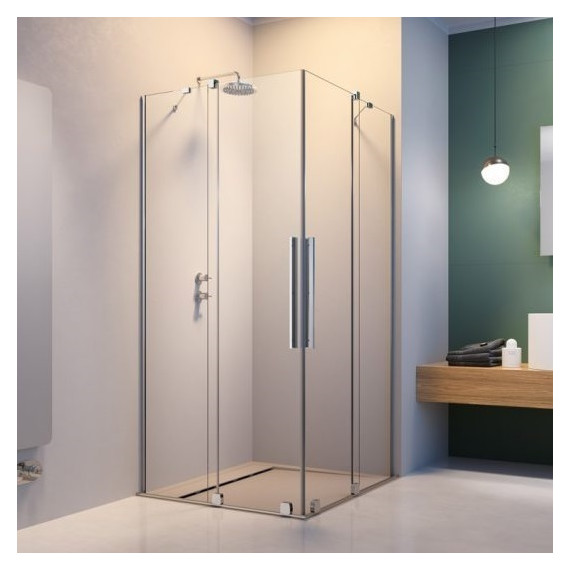 Душевое ограждение Radaway Furo KDD 80х80 см (стекло 8 мм), хром/прозрачное - фото 