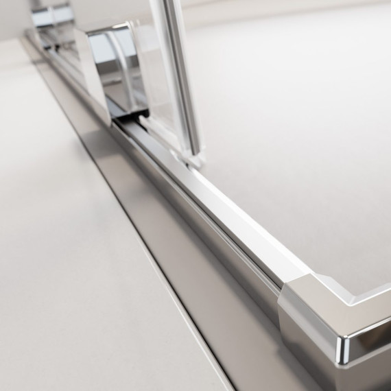 Душевое ограждение Radaway Furo KDJ 140х100 см R (стекло 8 мм), хром/прозрачное - фото 2