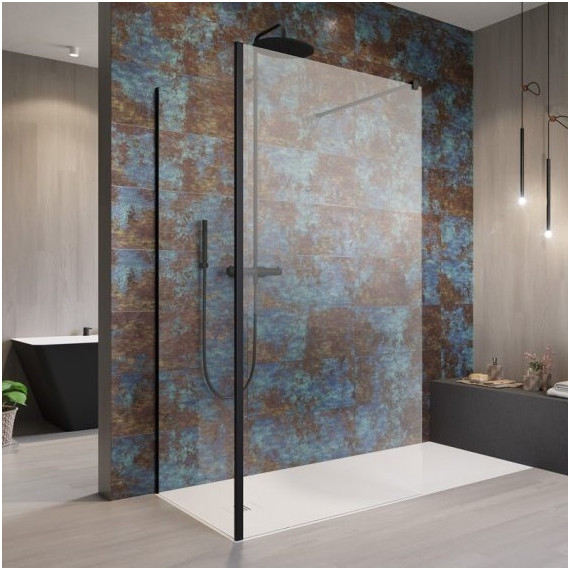 Душевое ограждение Radaway Modo New Black IV 130х90 см (стекло 8 мм), черный/прозрачное - фото 