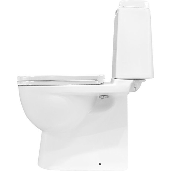 Унитаз-компакт Sanita Luxe Best Luxe WC.CC/Best/2-DM/WHT.G/S1 с крышкой микролифт - фото 7