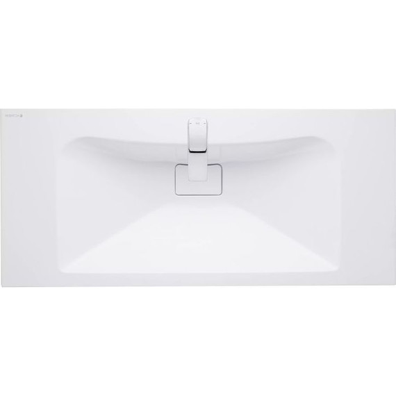 Раковина врезная Акватон Брук 100 см 1A71333KBC010 - фото 2