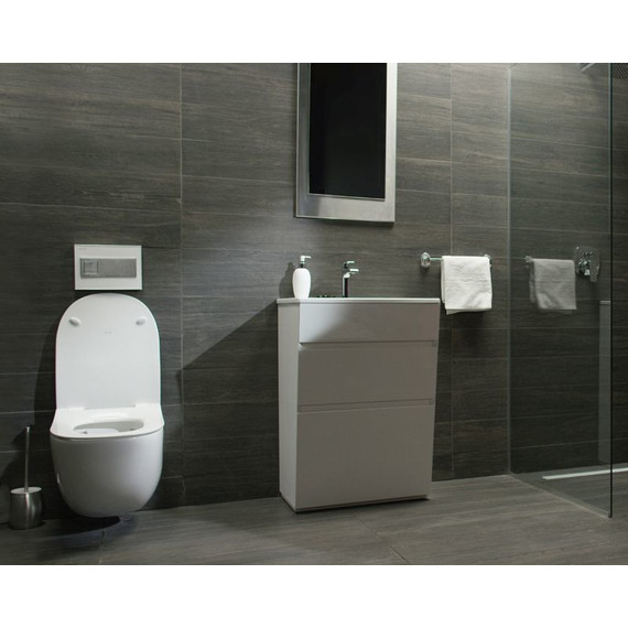 Унитаз подвесной Pestan Fluenta Rimless 40006661 с крышкой микролифт - фото 3