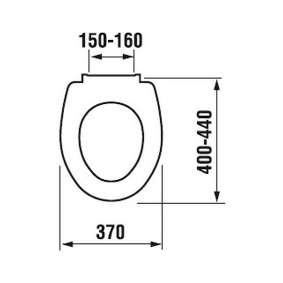 Сиденье с крышкой для унитаза Jika Zeta термопласт 8.9327.2.000.063.1 - фото 2