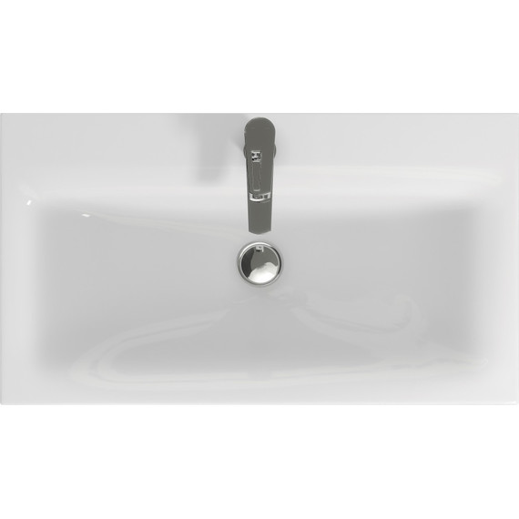 Тумба подвесная с раковиной Cersanit Moduo 80 см 64141, белый - фото 12