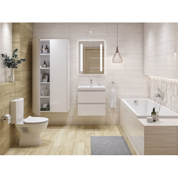 Пенал подвесной Cersanit Moduo 40 см SL-MOD/Wh, универсальный, белый - фото 5