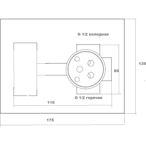 Набор для гигиенического душа Bronze de Luxe Windsor 10136, бронза - фото 3