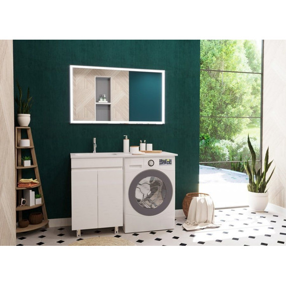 Тумба напольная с раковиной-столешницей Эстет Barcelona Luxe 120 см LФР-00007065 - фото 2