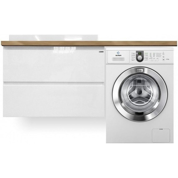 Тумба подвесная с раковиной-столешницей Эстет Malibu Luxe 155 см L ФР-00007116 - фото 2