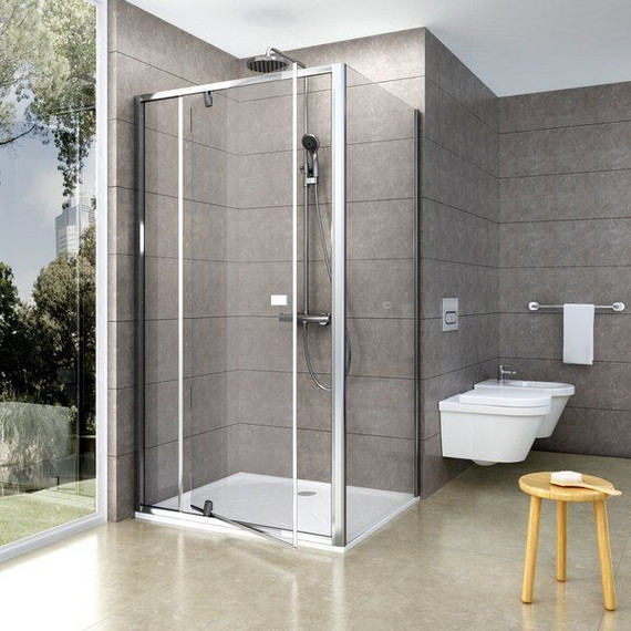 Душевое ограждение Ravak Pivot PPS+PDOP2 80х120 см, сатин/прозрачное - фото 5