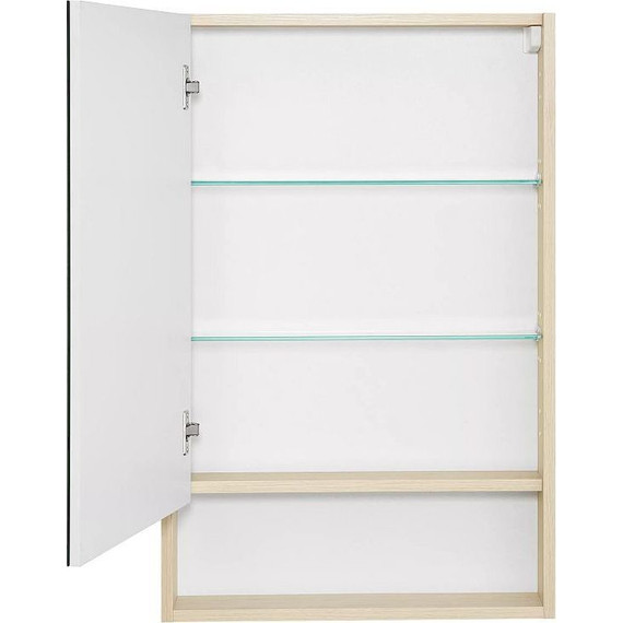 Зеркало-шкаф Акватон Сканди 55 см 1A252102SDB20, белый/дуб верона - фото 4