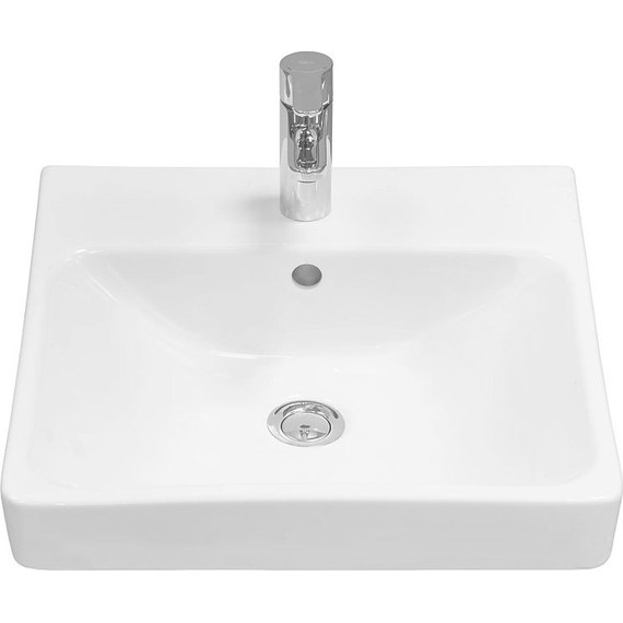 Тумба подвесная с раковиной Акватон Сканди 45 см 1A2516K0SDZ90, белый/дуб рустикальный - фото 14