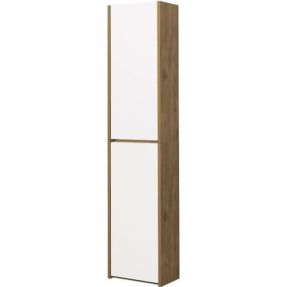 Шкаф подвесной Акватон Сканди 35 см 1A255003SDZ90, белый/дуб рустикальный - фото 3