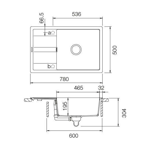 Кухонная мойка Schock Optima 60D Max 701020, баварский камень - фото 3