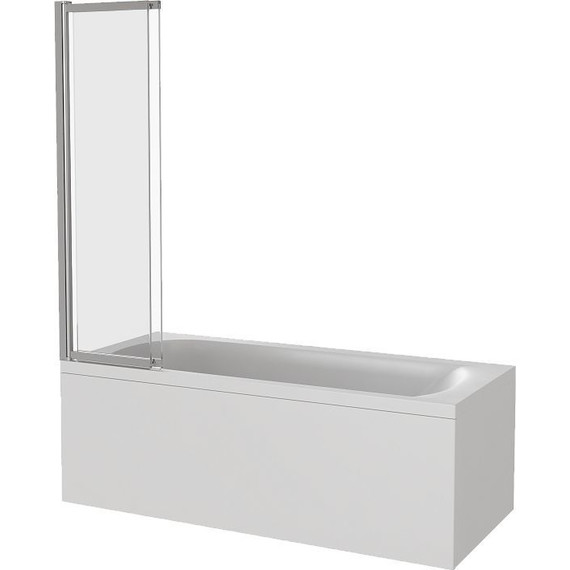 Шторка для ванны Bas Screen SLR-100-C-CH 1000х1400 мм, хром/прозрачное - фото 2