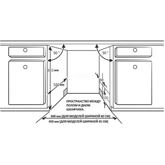 Встраиваемая посудомоечная машина Korting KDI 45460 SD - фото 4