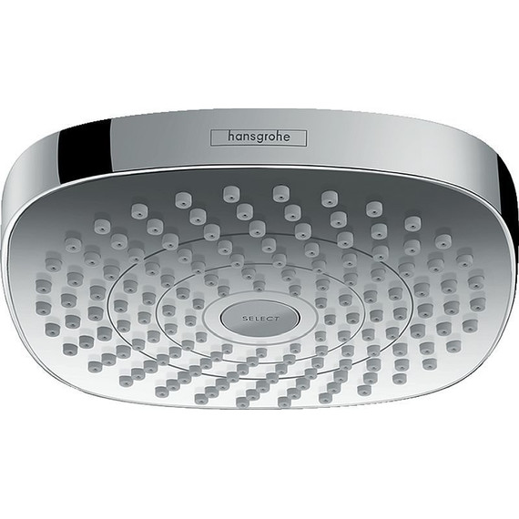 Верхний душ Hansgrohe Croma Select E 180 2jet 26524400, белый/хром - фото 