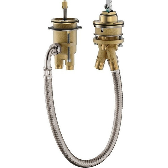 Скрытая часть Hansgrohe Metropol 13159180 для смесителя на борт ванны на 2 отверстия - фото 