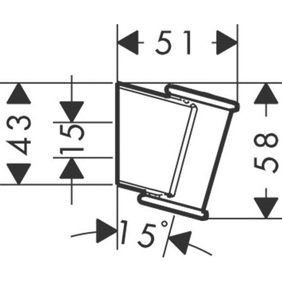 Держатель душевой лейки Hansgrohe Porter Classic 28324000 - фото 2