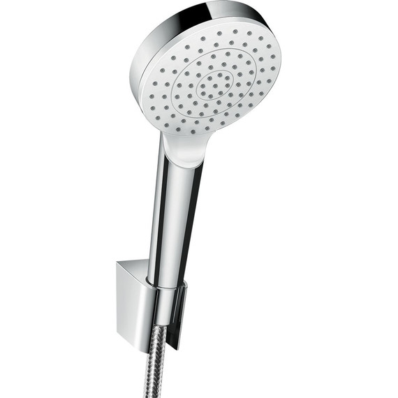 Душевой гарнитур Hansgrohe Crometta 1jet 26567400, белый/хром - фото 
