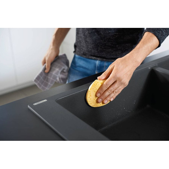 Кухонная мойка Hansgrohe S51 S510-F635 43315170, чёрный графит - фото 6