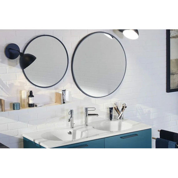 Зеркало Jacob Delafon Odeon Rive Gauche 70 см EB1177-BLV, черный - фото 2