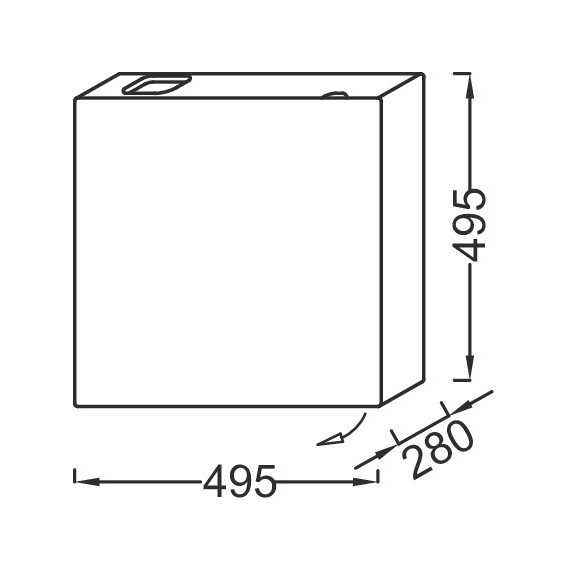 Тумба подвесная с раковиной Jacob Delafon Terrace 50 см EB1178-274, черный лак - фото 3