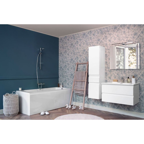 Тумба подвесная с раковиной Jacob Delafon Madeleine 80 см EB2053-J51, белый матовый - фото 2