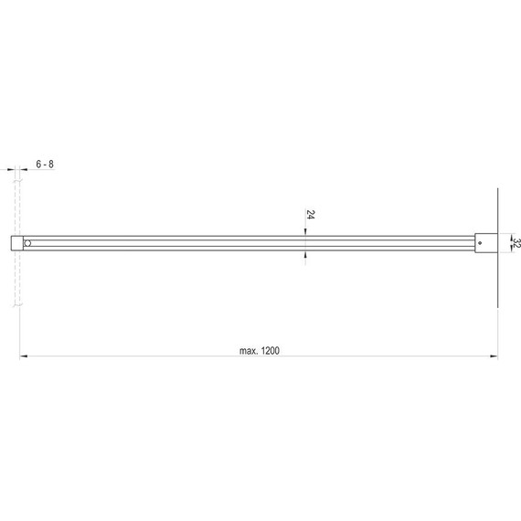 Набор металлических держателей Ravak W SET-Uni Free/Wall GWD01000A098 - фото 3