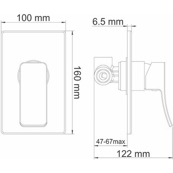 Смеситель для душа WasserKraft Aller 10651 - фото 3