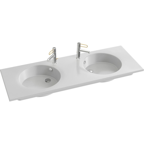 Раковина подвесная Jacob Delafon Odeon Rive Gauche 140 см EXAS112-Z-00 - фото 