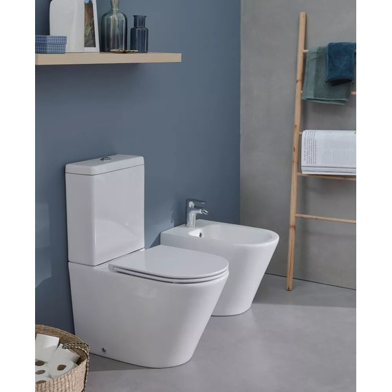 Унитаз-компакт безободковый Jacob Delafon Rodin+ UJAB102-00 - фото 4