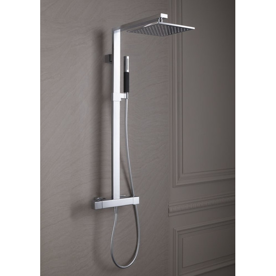 Душевая стойка с термостатом Jacob Delafon Strayt E98321-CP - фото 2