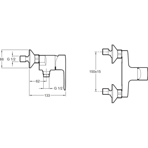 Смеситель для душа Jacob Delafon July E16029-4-CP - фото 4