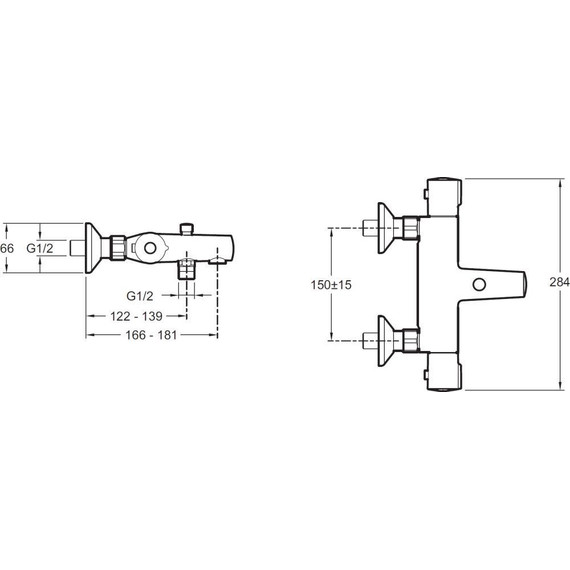 Смеситель для ванны с термостатом Jacob Delafon July E45714-CP - фото 4