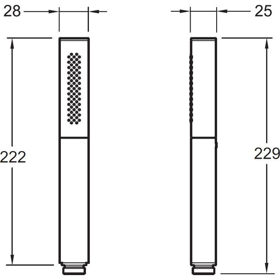Ручной душ Jacob Delafon Shift Ellipse E10257-CP, хром/черный - фото 6