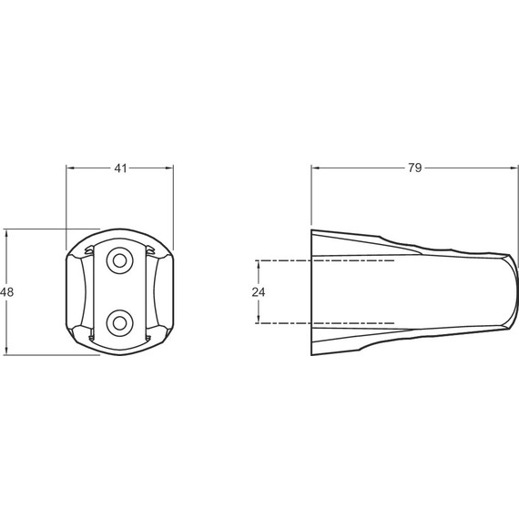 Держатель душевой лейки Jacob Delafon E75075-CP - фото 2