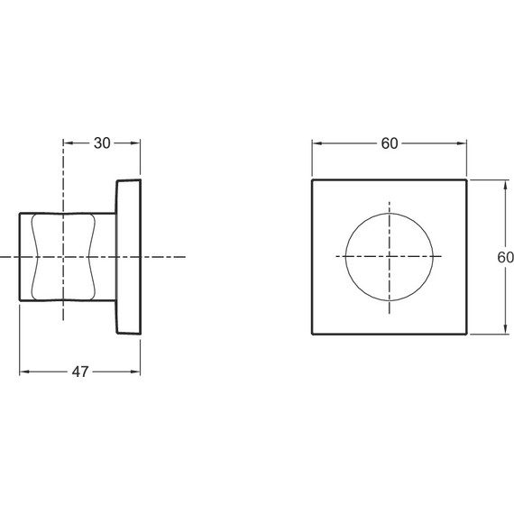 Держатель душевой лейки Jacob Delafon Modulo 8468D-CP - фото 2