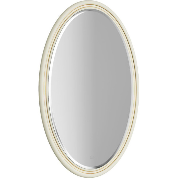 Зеркало Aqwella Clarberg Borgia 65 см BOR0210BG, слоновая кость/патина золото - фото 