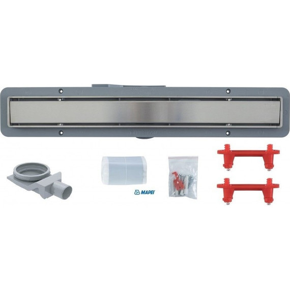 Трап Pestan (BETTOSERB) Betto Line 55 см 13702509, матовый хром (под плитку), Цвет производителя: хром матовый, Размер трапа: 550 - фото 6