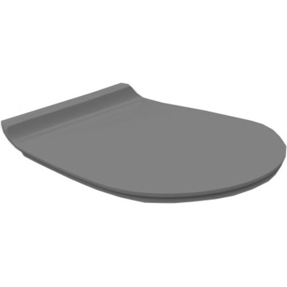 Сиденье с крышкой для унитаза Simas Vignoni микролифт VI004nero matt/cr - фото 